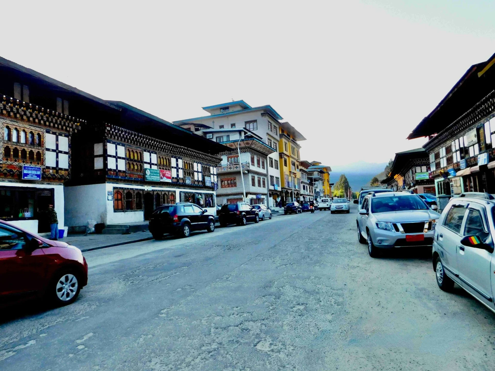 Central Square with Traditional Architecture