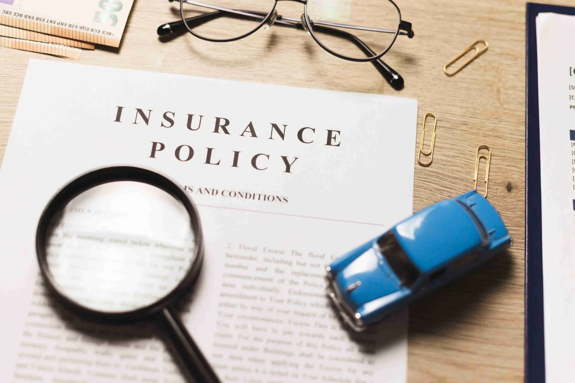Wooden blocks with the word car Insurance